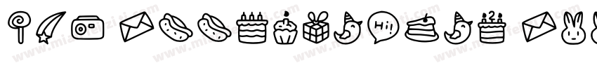 7th Anniversary Appreciation Banque字体转换